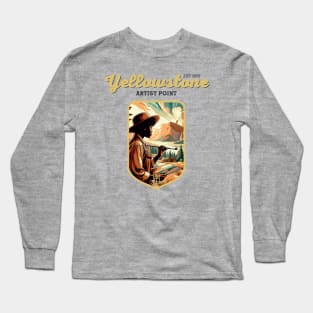 USA - NATIONAL PARK - YELLOWSTONE - Yellowstone Artists Point - 4 Long Sleeve T-Shirt